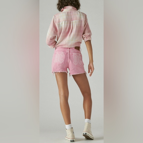 Lucky Legend 3" High Rise Mom Short Size 4/27 - Picture 2 of 16